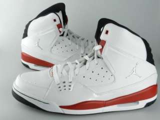NIKE AIR JORDAN SC 1 Mens Retro White Red Black Basketball Shoes Size 