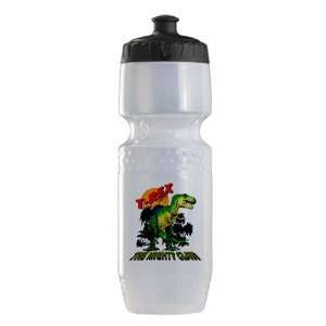  Trek Water Bottle Clear Blk T Rex Dinosaur The Mighty Claw 