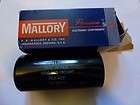 Mallory 1000MFD 150 VDC HC 15010 Motor Starter Capacitor. Made in USA.