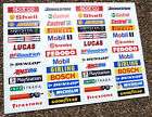 SLOT CAR SCALEXTRIC 1/32nd Barrier stickers decals x52