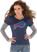 Buffalo Bills Womens Tops, Buffalo Bills Womens T Shirts, Bills Womens 