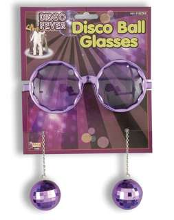 70s Disco Ball Glasses & Earrings