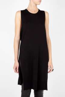 Acne  Black Zandra Sleeveless Midi Dress by Acne