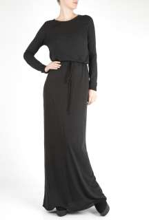 American Vintage  Carbon Jacksonville Long Sleeve Maxi Dress by 