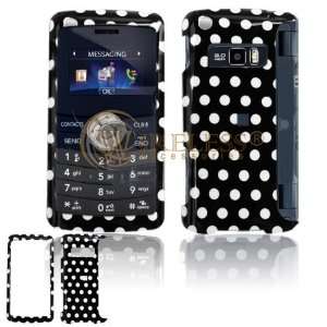  LG EnV3 VX9200 Cell Phone Black/White Polka Dot Protective 