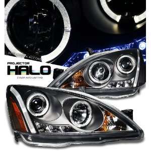  Honda Accord Black W/Halo Headlight Projector Performance Automotive