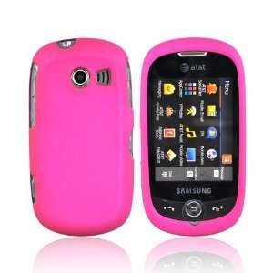 PINK For Samsung Flight II Rubberized Hard Case Cover 