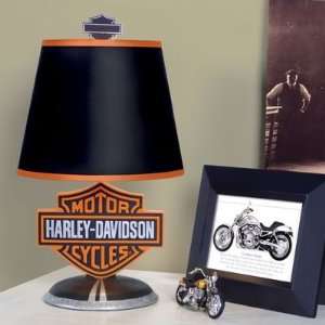 Harley Davidson Resin Logo Lamp 