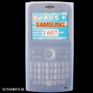   SGH i607 Premium PDA Blue Silicone Skin Case Cover Electronics