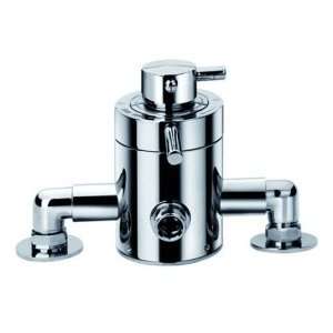 CHROME ADD ON SHOWER FAUCET RISER CLAWFOOT Tub BATHTUB