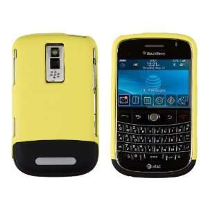   Slider Case for BlackBerry Bold 9000   Yellow Cell Phones