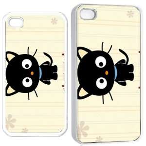  chococat black cat v21 iPhone Hard 4s Case White Cell 