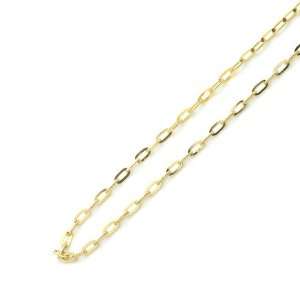  14K Yellow Gold 1mm Forza Chain Necklace 18 Jewelry