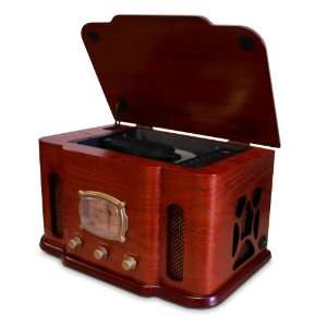   Wood CD Player Stereo System with CD R/RW & AM/FM Radio Electronics