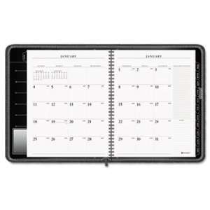   Recycled Monthly Planner, Black, 6 7/8 x 8 3/4 Everything Else