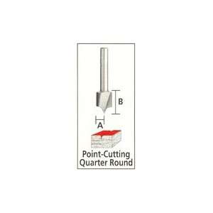   16 Inch HSS Point Cutting Quarter Round Router Bit: Home Improvement