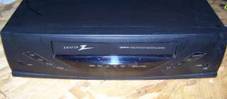 ZENITH VRA411 4 HEAD VCR VHS PLAYER WORKS GREAT  