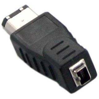 IEEE 1394 FireWire Adapter, 4 pin Female to 6 pin Male