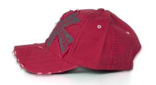Cross logo Hat Brand new Baseball cap Hot Pink AC123  