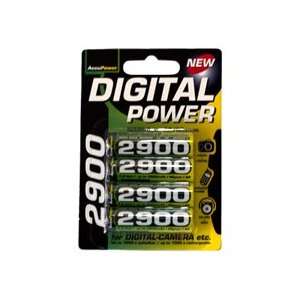   AA 2900 mAh Accupower NiMH Rechargeable Batteries Electronics