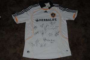 GALAXY SIGNED 2011 ADIDAS MLS HOME SOCCER JERSEY  