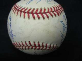 RIK) 1968 Detroit Tigers team Autograph Auto Baseball 22 Signatures 