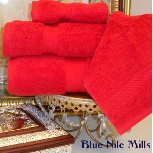    Blue Nile Mills 900 Grams 6PC Red Towel Set