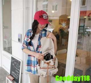 Backpack Satchel Shoulder Bag Korean Style Lady Hobo PU leather 