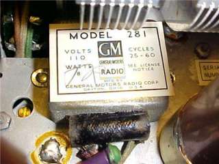 1930 RARE SCARCE GENERAL MOTORS VINTAGE RADIO REMOTE ASHTRAY MODEL 281 