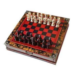    Collectible Chinese Antique Style Deluxe Chess Set: Toys & Games