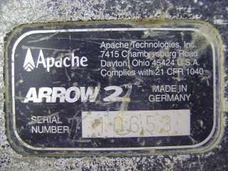 APACHE ARROW 2 PIPE LASER LEVEL PARTS/REPAIR  