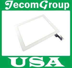 US White Apple iPad 2 2nd Gen Digitizer Glass Touch Screen Replacement 
