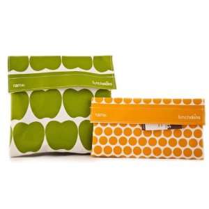   in Green Apple) and Snack Bag (in Mango Polka Dot)