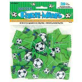 Soccer Sports Ball Party Supplies EDIBLE MINTS   NEW!  