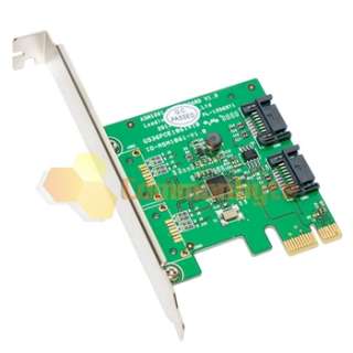   internal 2 port PCI e card SATA cable 18 inch User manual Driver CD