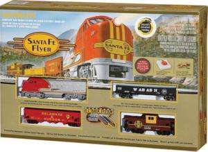 BAC647 Santa Fe Flyer Electric Train Set by Bachmann  