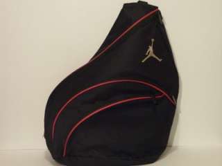 NIke Air Jordan Jumpman SLING BACKPACK Black and Red 633716256883 