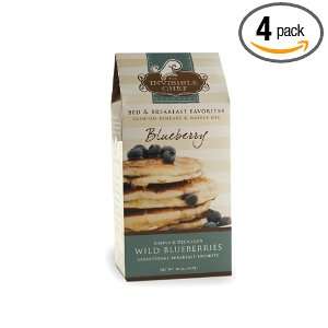The Invisible Chef Pancake Mix, Blueberry, 16 Ounce Boxes (Pack of 4)