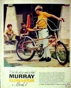   Eliminator Mark 1 Bicycle Sting Ray Type Banana~Seat Bike Print Ad