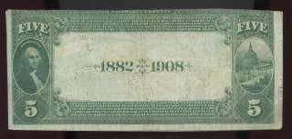 1882 SECOND NATIONAL BANK ORANGE NJ VF/XF  