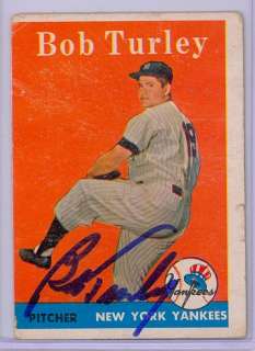 1958 Topps #255   Bob Turley   New York Yankees  
