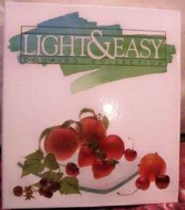 LIGHT & EASY COOKING COLLECTION RECIPES WITH BINDER  