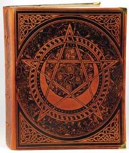 Celtic Spiral Pentagram Blank Journal Honey Mead Book of Shadows Wicca 