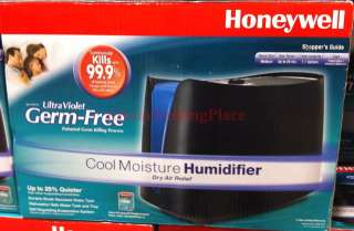 NEW Honeywell Ultra Violet Cool Air Moisture Humidifier  
