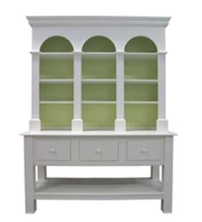 Coastal COTTAGE Drayton Hall BUFFET Hutch SOLID WOOD 40 Colors Stains 