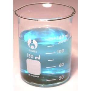Beakers Low Form Glass Graduated 150ml cs of 192  