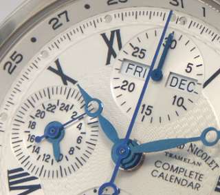   Nicolet Arc Royal Complete Calendar, Moon Phase, Chronograph Automatic