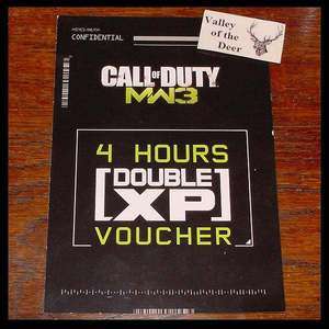 HOURS DOUBLE XP◄ Call of Duty Modern Warfare 3 DLC Code Pack 