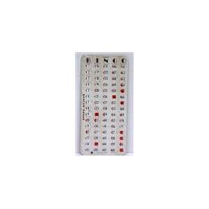  Bingo Master Board Finger Tip Shutter Card Woodgrain Toys 