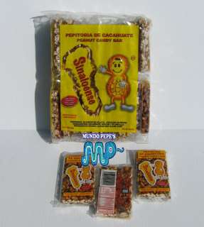 Pepitoria Sinaloense Peanut Bar Mexican Candy 20pack  